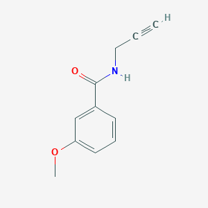 molecular formula C11H11NO2 B10868420 3-Methoxy-N-(prop-2-yn-1-yl)benzamide CAS No. 918823-58-2