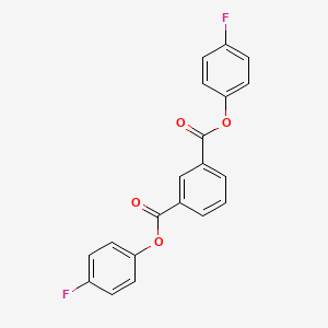 molecular formula C20H12F2O4 B10868437 Bis(4-fluorophenyl) benzene-1,3-dicarboxylate 