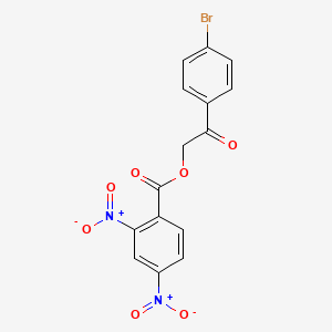 2-(4-Bromophenyl)-2-oxoethyl 2,4-dinitrobenzoate