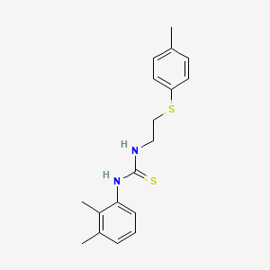 1-(2,3-Dimethylphenyl)-3-{2-[(4-methylphenyl)sulfanyl]ethyl}thiourea