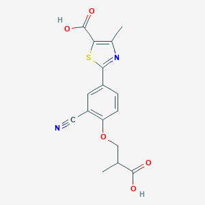 molecular formula C16H14N2O5S B108686 非布索坦（67m-4） CAS No. 407582-49-4