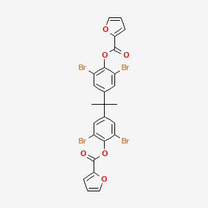 Propane-2,2-diylbis-2,6-dibromobenzene-4,1-diyl difuran-2-carboxylate