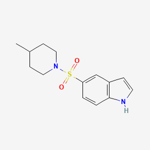 5-(4-Methyl-piperidine-1-sulfonyl)-1h-indole