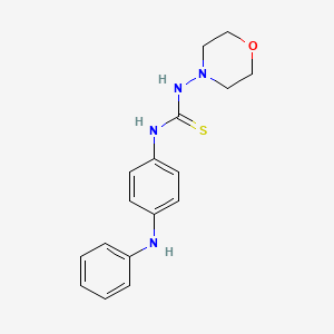 1-(4-Anilinophenyl)-3-morpholin-4-ylthiourea