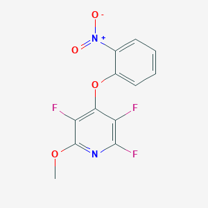 2,3,5-Trifluoro-6-methoxy-4-(2-nitrophenoxy)pyridine