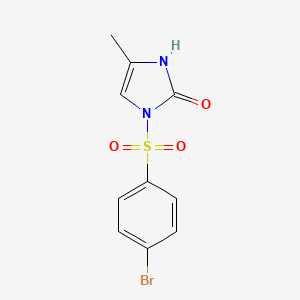 1-[(4-bromophenyl)sulfonyl]-4-methyl-1,3-dihydro-2H-imidazol-2-one