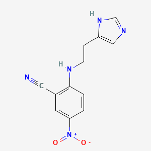 2-{[2-(1H-imidazol-4-yl)ethyl]amino}-5-nitrobenzonitrile