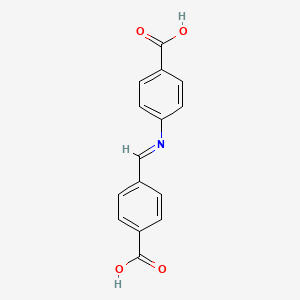 4-((4-Carboxybenzylidene)amino)benzoic acid