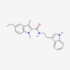 5-ethyl-N-[2-(1H-indol-3-yl)ethyl]-1,3-dimethyl-1H-indole-2-carboxamide