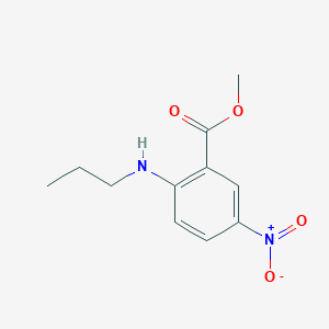 molecular formula C11H14N2O4 B10869501 Methyl 5-nitro-2-(propylamino)benzoate 