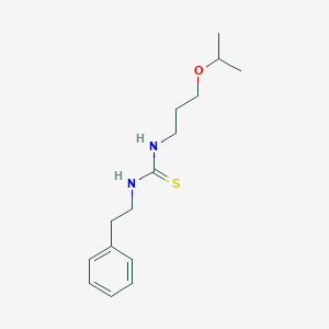 1-(2-Phenylethyl)-3-[3-(propan-2-yloxy)propyl]thiourea