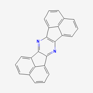 3,15-diazaheptacyclo[15.7.1.15,9.02,16.04,14.021,25.013,26]hexacosa-1(24),2,4(14),5,7,9(26),10,12,15,17,19,21(25),22-tridecaene