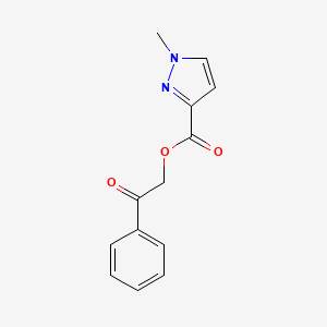 2-oxo-2-phenylethyl 1-methyl-1H-pyrazole-3-carboxylate