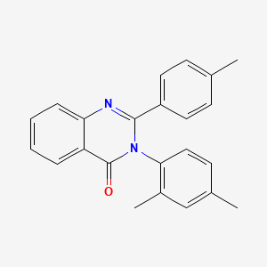 molecular formula C23H20N2O B10869633 3-(2,4-dimethylphenyl)-2-(4-methylphenyl)quinazolin-4(3H)-one 