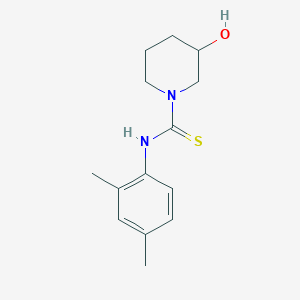 molecular formula C14H20N2OS B10869837 N-(2,4-dimethylphenyl)-3-hydroxypiperidine-1-carbothioamide 