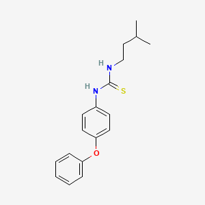 molecular formula C18H22N2OS B10869862 1-(3-Methylbutyl)-3-(4-phenoxyphenyl)thiourea 