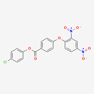 4-Chlorophenyl 4-(2,4-dinitrophenoxy)benzoate