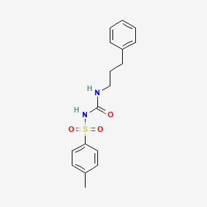 4-methyl-N-[(3-phenylpropyl)carbamoyl]benzenesulfonamide