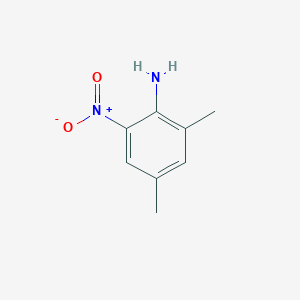 molecular formula C8H10N2O2 B108702 2,4-二甲基-6-硝基苯胺 CAS No. 1635-84-3