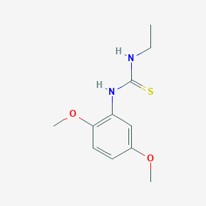 molecular formula C11H16N2O2S B10870276 1-(2,5-Dimethoxyphenyl)-3-ethylthiourea 