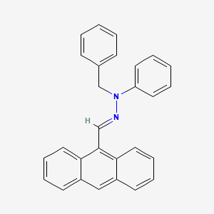 (2E)-2-(anthracen-9-ylmethylidene)-1-benzyl-1-phenylhydrazine