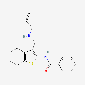 N-{3-[(prop-2-en-1-ylamino)methyl]-4,5,6,7-tetrahydro-1-benzothiophen-2-yl}benzamide