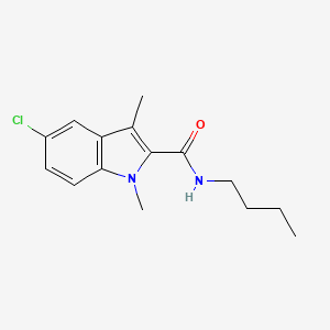 N-butyl-5-chloro-1,3-dimethyl-1H-indole-2-carboxamide