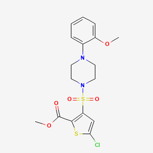 Methyl 5-chloro-3-{[4-(2-methoxyphenyl)piperazin-1-yl]sulfonyl}thiophene-2-carboxylate