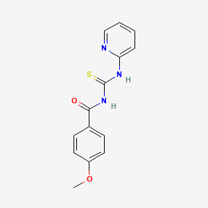 4-methoxy-N-(pyridin-2-ylcarbamothioyl)benzamide