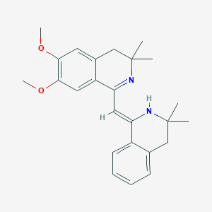 1-[(Z)-(3,3-dimethyl-3,4-dihydroisoquinolin-1(2H)-ylidene)methyl]-6,7-dimethoxy-3,3-dimethyl-3,4-dihydroisoquinoline