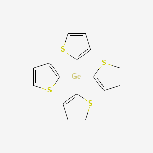 molecular formula C16H12GeS4 B10870693 Tetra(thiophen-2-yl)germane CAS No. 62473-54-5