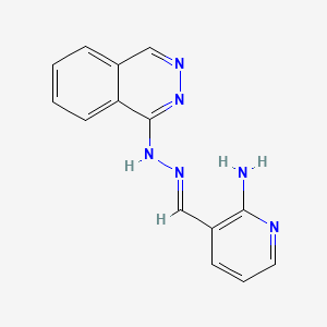 3-{2-[1(2H)-Phthalazinyliden]carbohydrazonoyl}-2-pyridinamine