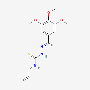 N~1~-Allyl-2-[(3,4,5-trimethoxyphenyl)methylene]-1-hydrazinecarbothioamide