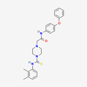 2-{4-[(2,3-dimethylphenyl)carbamothioyl]piperazin-1-yl}-N-(4-phenoxyphenyl)acetamide