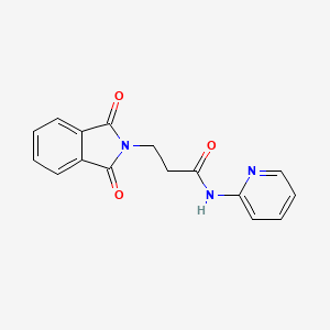 3-(1,3-Dioxo-1,3-dihydro-isoindol-2-yl)-N-pyridin-2-yl-propionamide