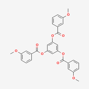 molecular formula C30H24O9 B10870860 Benzene-1,3,5-triyl tris(3-methoxybenzoate) 