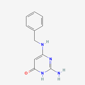 2-amino-6-(benzylamino)pyrimidin-4(3H)-one