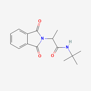 N-tert-butyl-2-(1,3-dioxo-1,3-dihydro-2H-isoindol-2-yl)propanamide