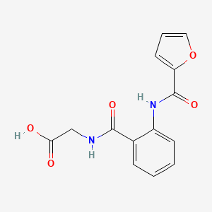 {2-[(Furan-2-carbonyl)-amino]-benzoylamino}-acetic acid