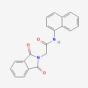 2-(1,3-Dioxo-1,3-dihydro-isoindol-2-yl)-N-naphthalen-1-yl-acetamide