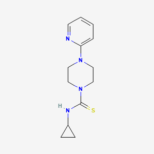 N-cyclopropyl-4-(pyridin-2-yl)piperazine-1-carbothioamide