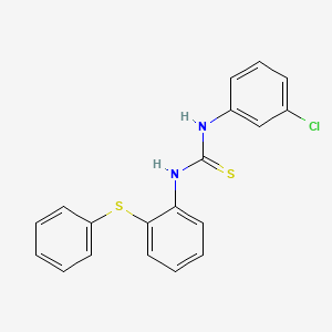 1-(3-Chlorophenyl)-3-[2-(phenylsulfanyl)phenyl]thiourea