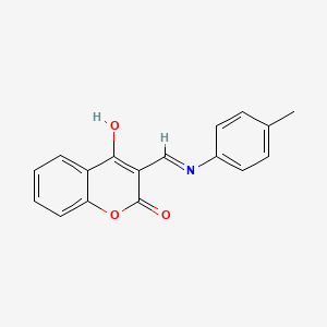 molecular formula C17H13NO3 B10871350 (3Z)-3-{[(4-methylphenyl)amino]methylidene}-2H-chromene-2,4(3H)-dione 