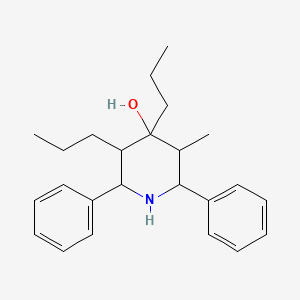 3-Methyl-2,6-diphenyl-4,5-dipropylpiperidin-4-ol