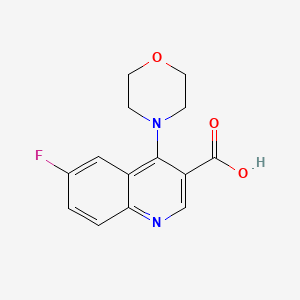 6-Fluoro-4-(morpholin-4-yl)quinoline-3-carboxylic acid