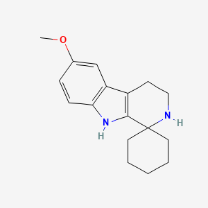 6-Methoxy-2,3,4,9-tetrahydrospiro[beta-carboline-1,1'-cyclohexane]