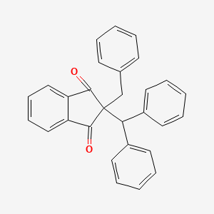 2-benzyl-2-(diphenylmethyl)-1H-indene-1,3(2H)-dione