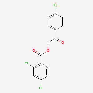 2-(4-Chlorophenyl)-2-oxoethyl 2,4-dichlorobenzoate