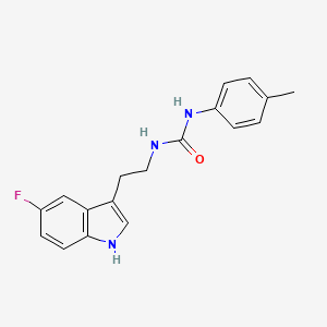 N-[2-(5-fluoro-1H-indol-3-yl)ethyl]-N'-(4-methylphenyl)urea