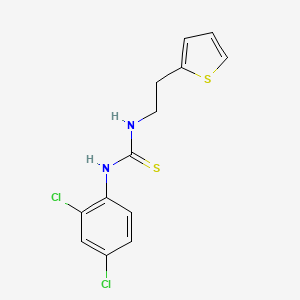 1-(2,4-Dichlorophenyl)-3-[2-(thiophen-2-yl)ethyl]thiourea